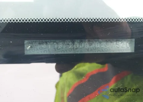 2003 Toyota Avalon Xl z USA, uszkodzony, nr VIN 4T1BF28B93U287520